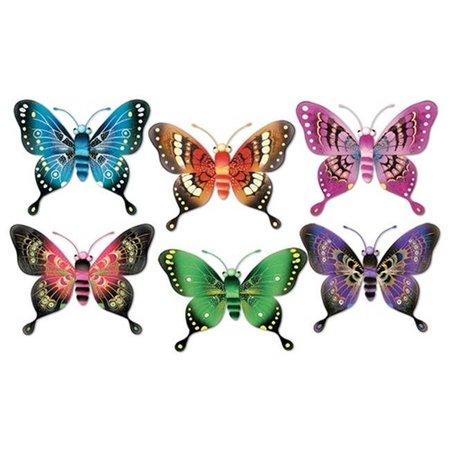 GOLDENGIFTS Jumbo Majestic Butterflies - Pack of 12 GO199085